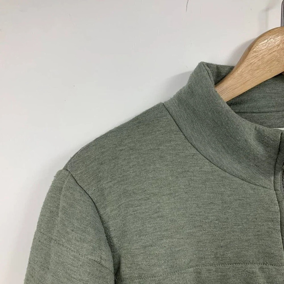 Three Dots Women's Quilted Fluffy Long Sleeve Full Zip Jacket Size M - Picture 3 of 11